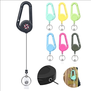 Outdoor Retractable Carabiner Keychain